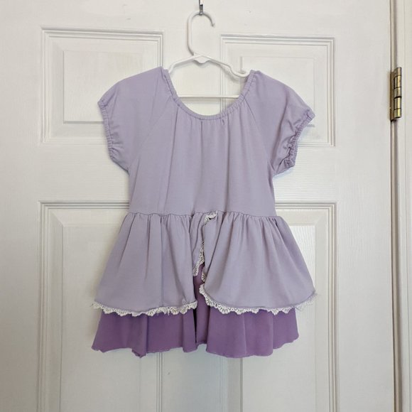 Adorable Essentials Sophia the First Inspired Top in Purple Size 6T - Picture 4 of 4